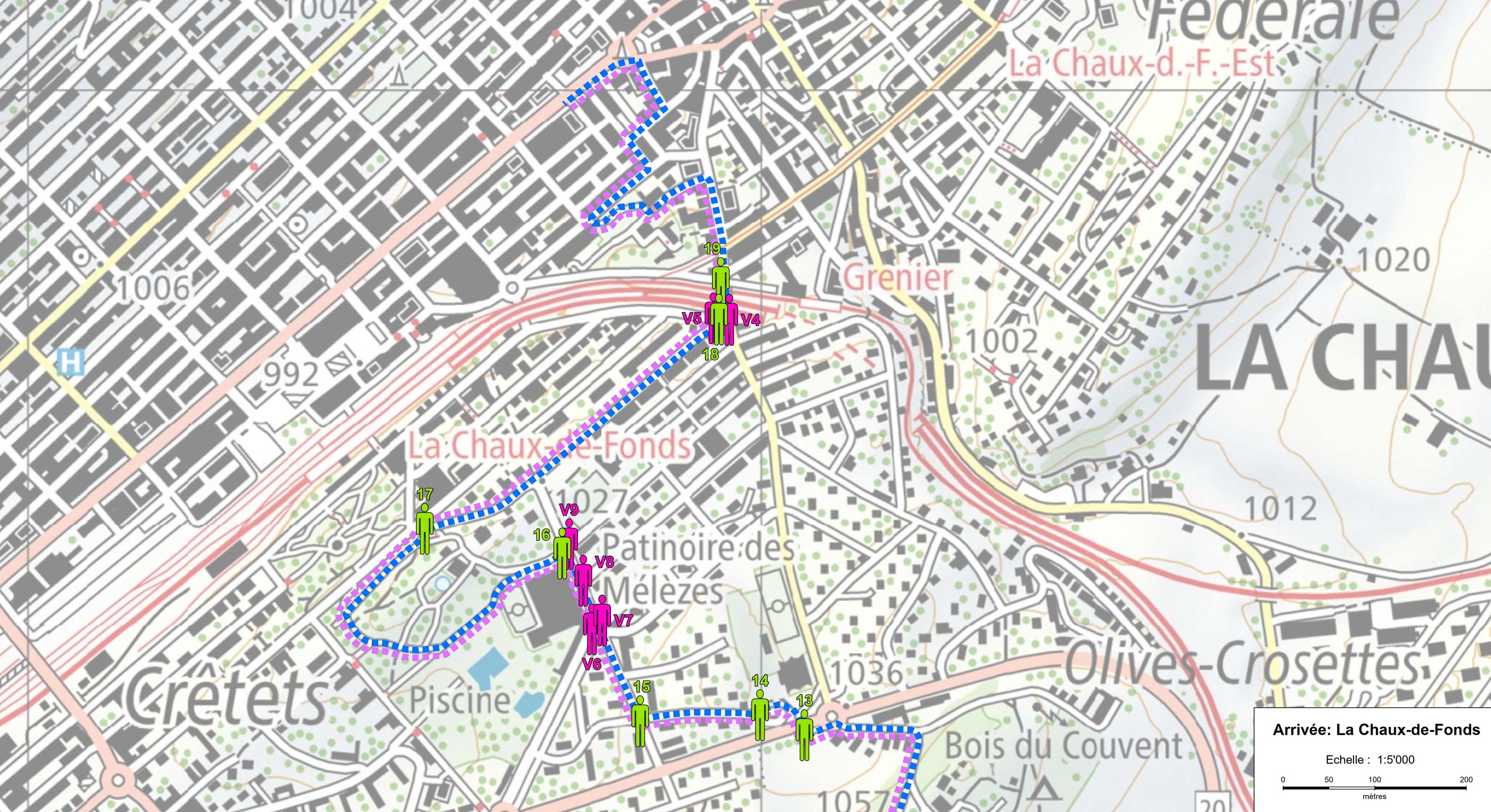 Parcours Winter Trail-walking