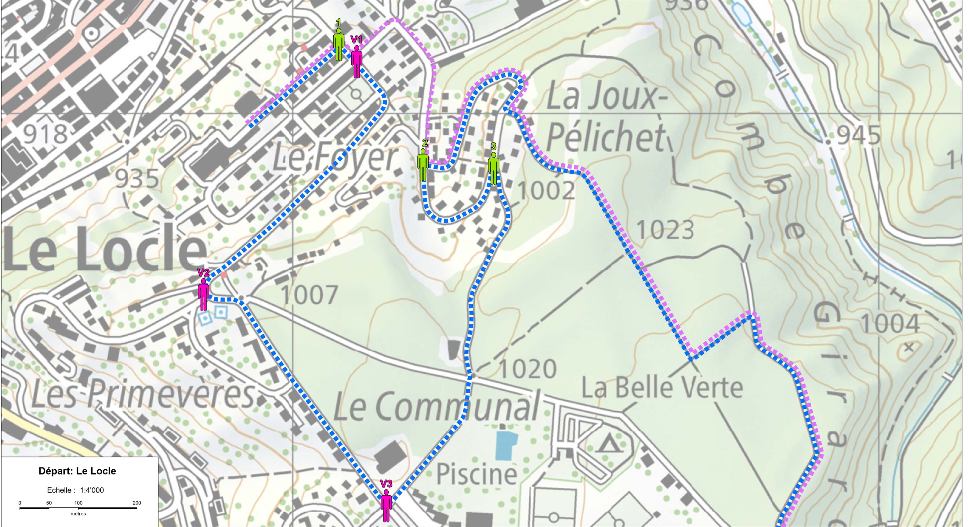 Parcours Winter Trail-walking